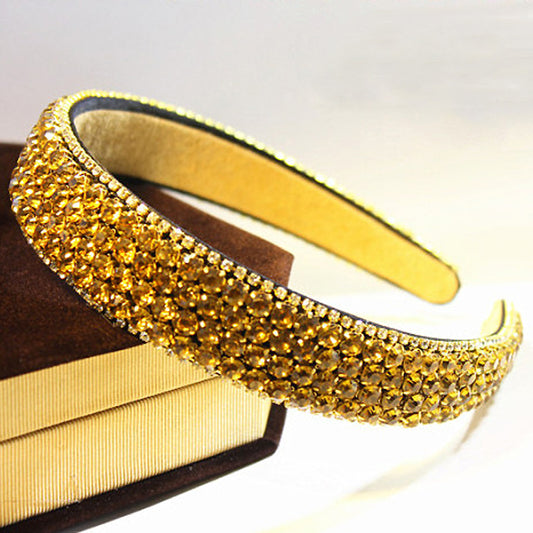 Rhinestone inlaid headband by edenista