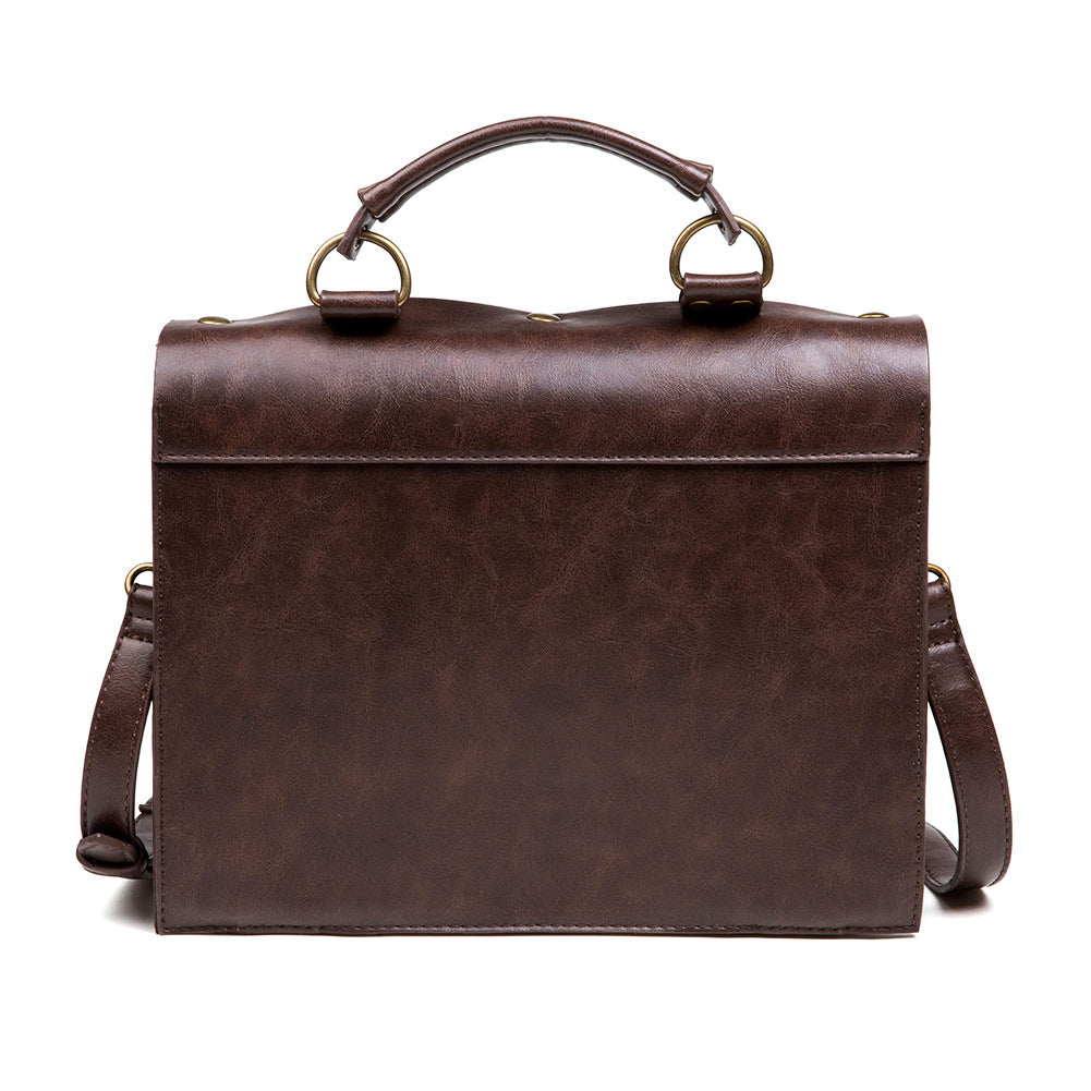 Steampunk industrial retro style shoulder bag by edenista