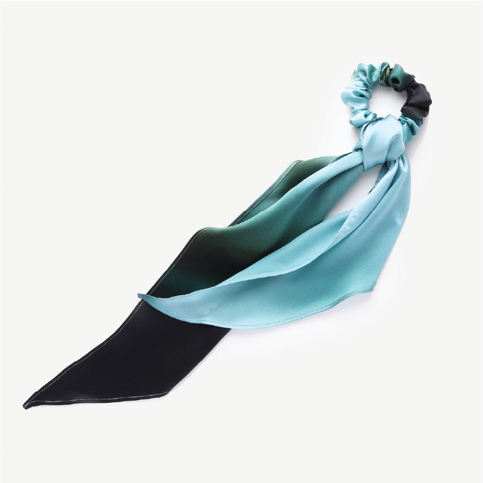 Silk Headband Scarf Detachable Single Wear Romantic French Style by edenista