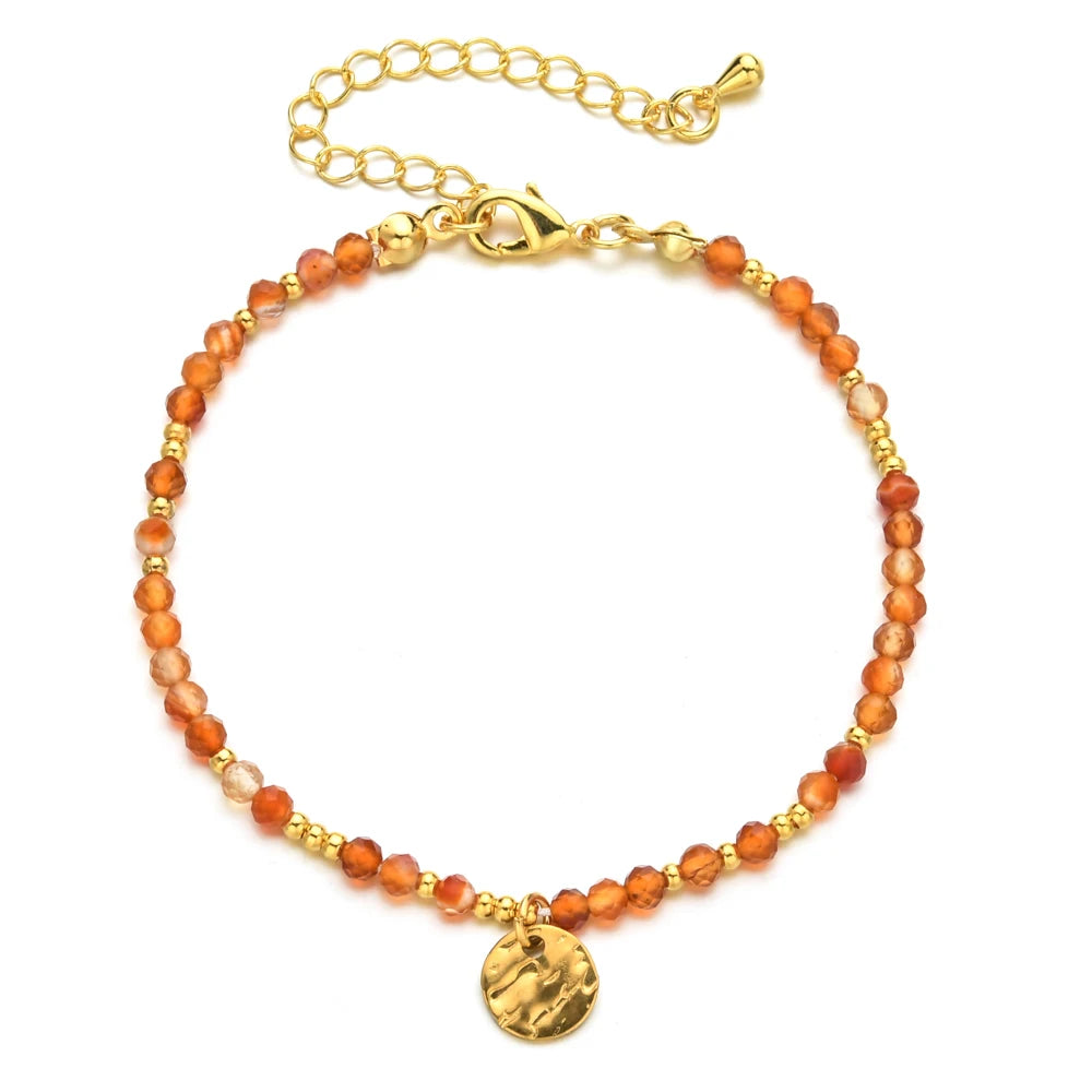Natural Stone Turquoise Beads Bracelet for Women