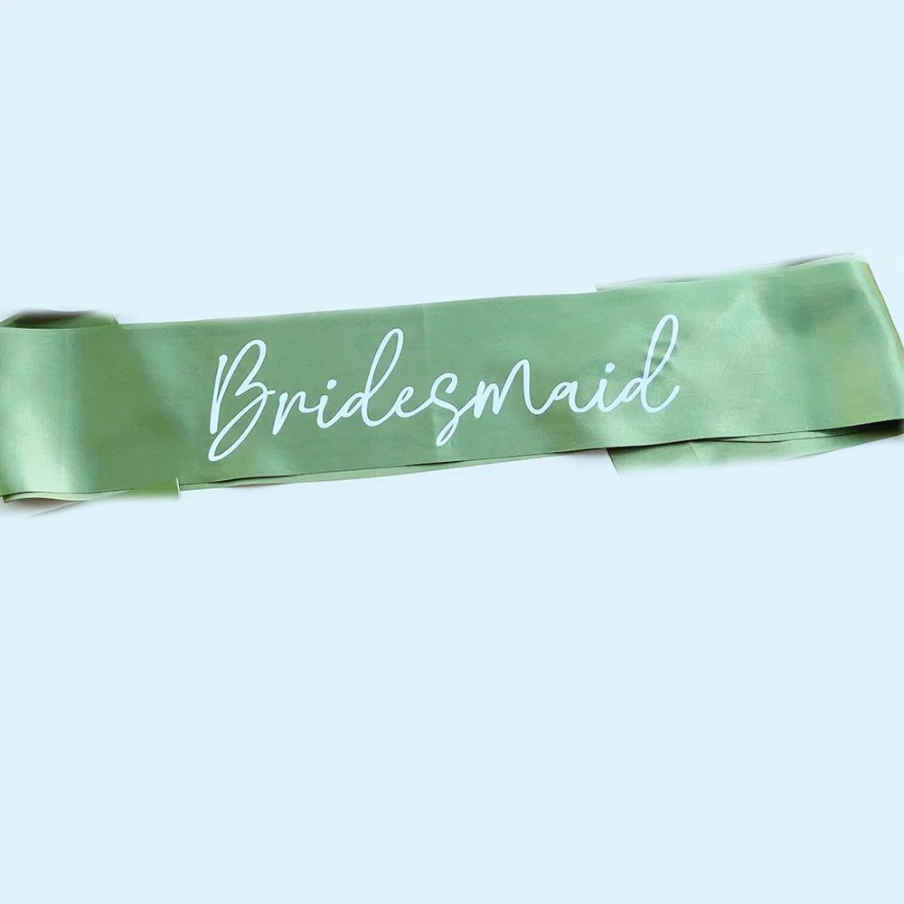 Bride & Bridesmaid Sash Bachelorette Party