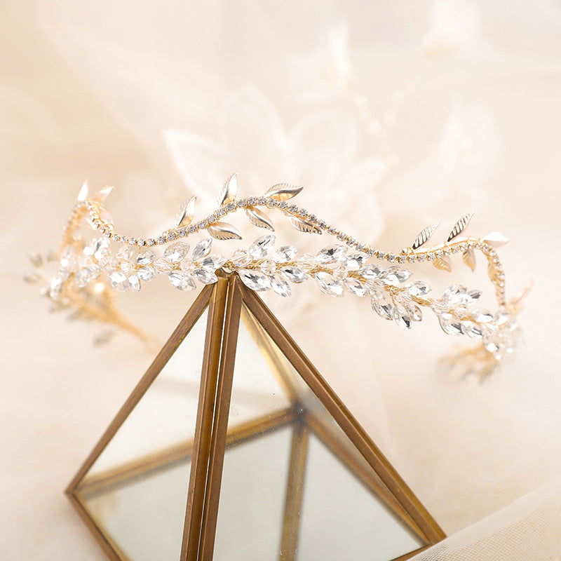 Bridal Crown Rhinestone Crystal Alloy Material by edenista