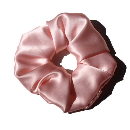 Silk Large Intestine Circle Head Flower Silk Hair Rope Satin by edenista