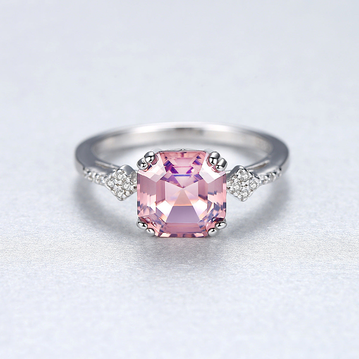 925 Silver Morgan Stone Gemstone Ring Jewelry by edenista