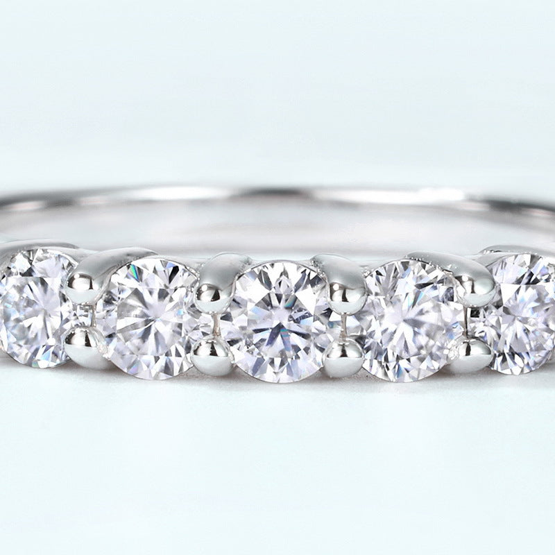 Moissanite Tanabata Valentine's Day Ring by edenista