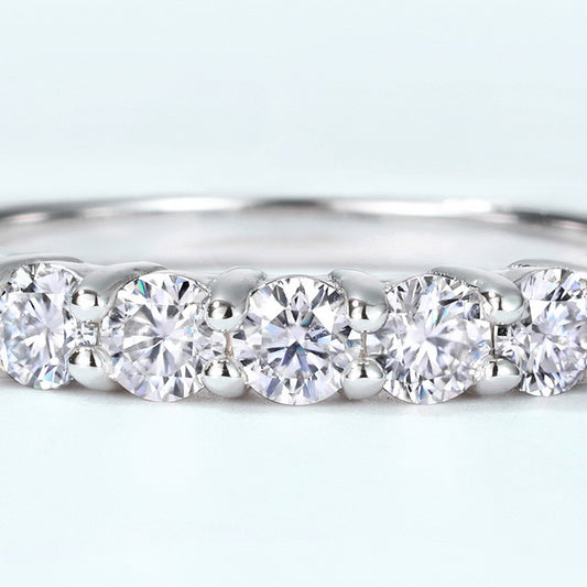 Moissanite Tanabata Valentine's Day Ring by edenista