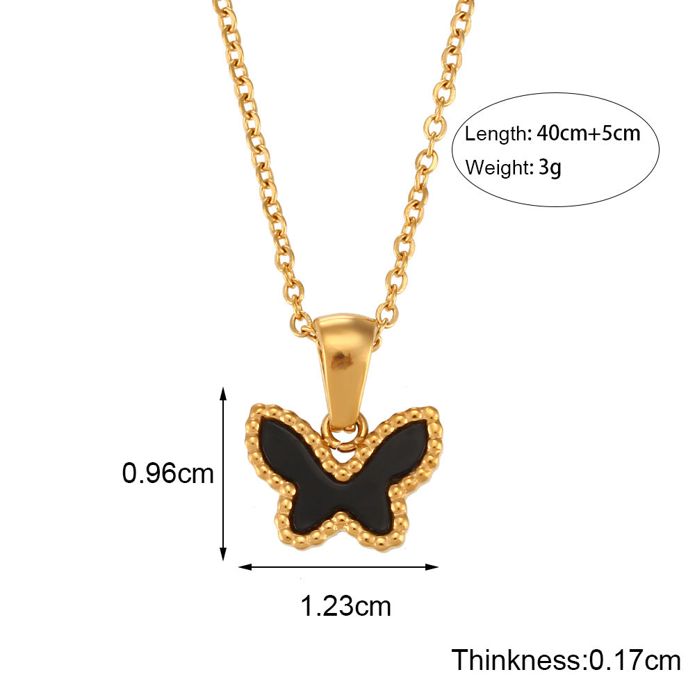 Acrylic Butterfly Pendant Jewelry Women by edenista