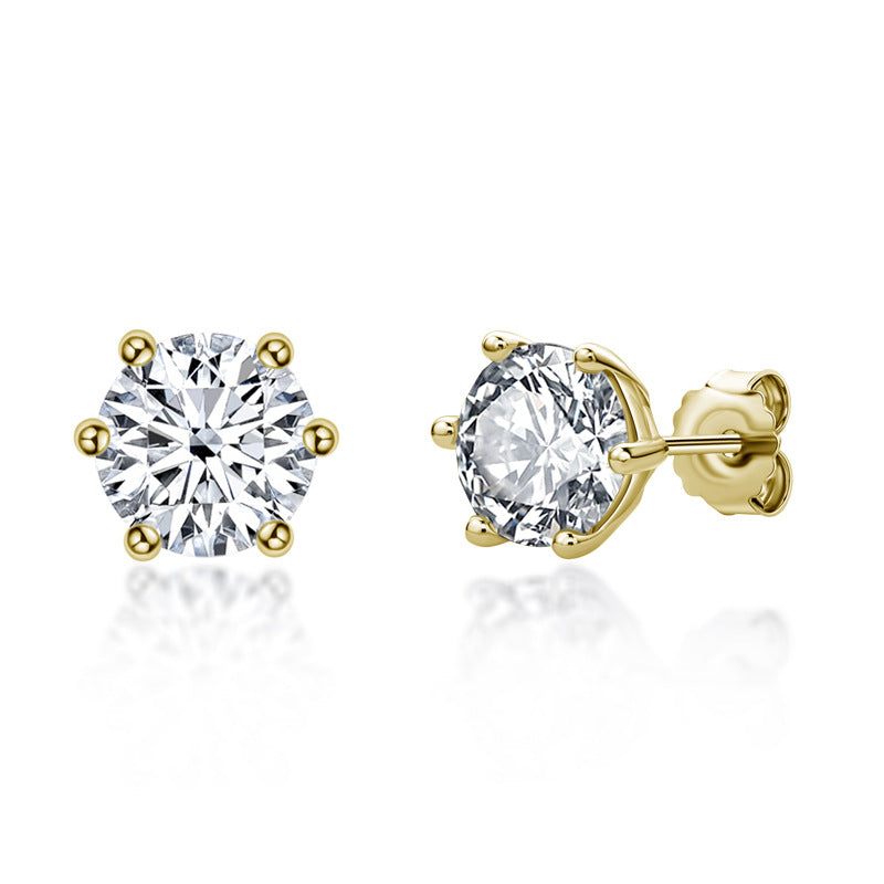 Moissanite Earrings by edenista