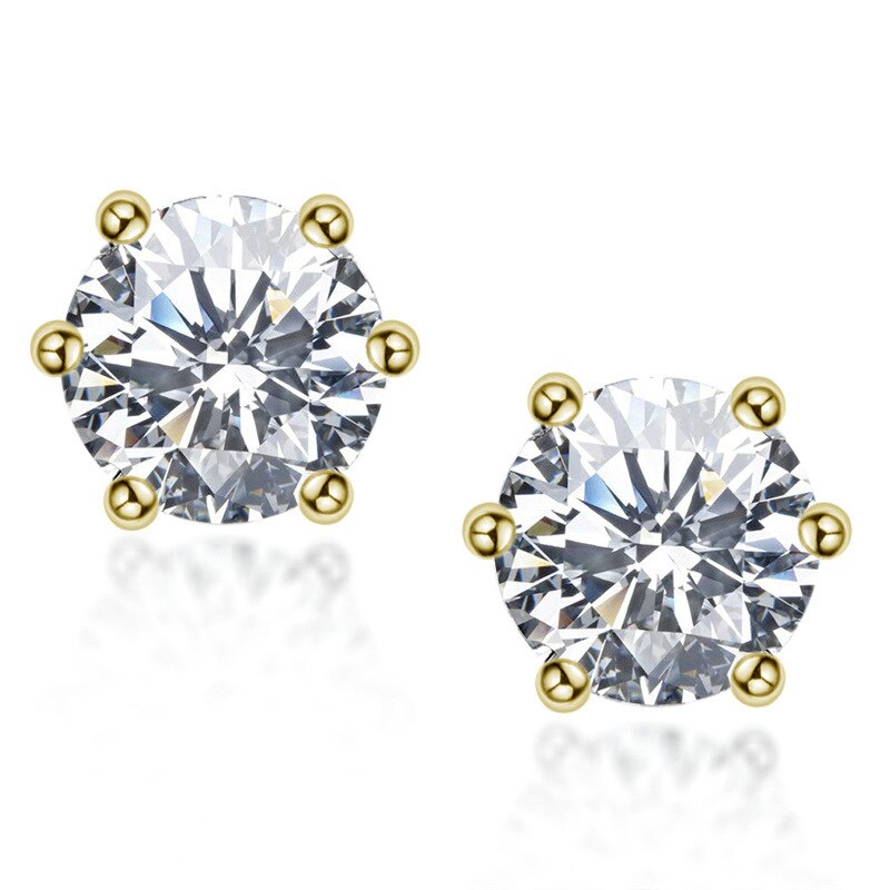 Moissanite Earrings by edenista