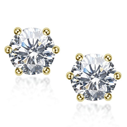 Moissanite Earrings by edenista