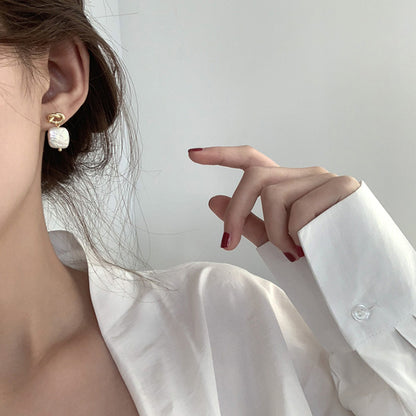 Natural pearl earrings by edenista