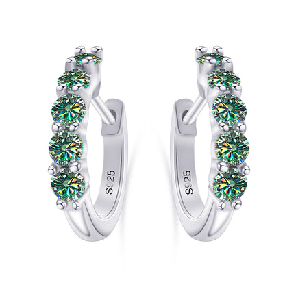 Moissanite Stud Earrings D Color Moissanite Earrings by edenista