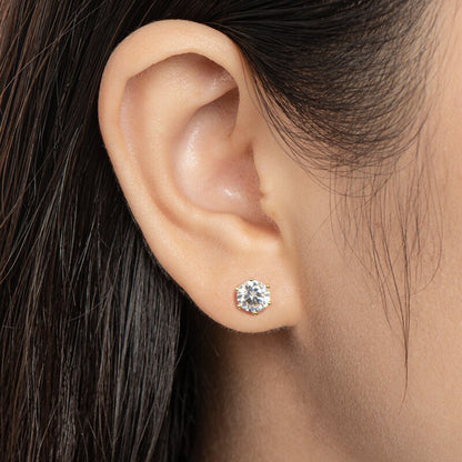 Moissanite Earrings by edenista