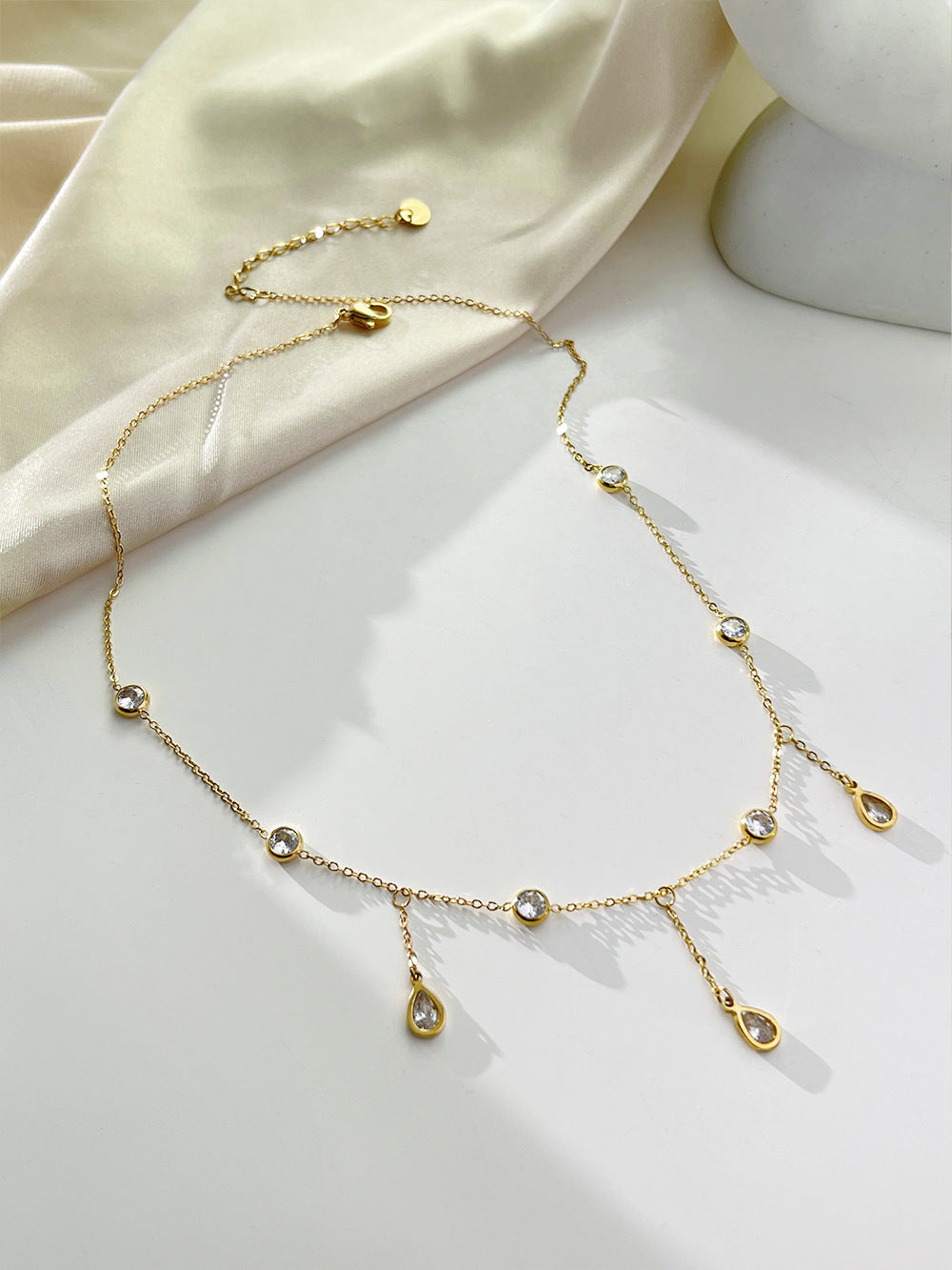 Beccarite Tassel Necklace For Women by edenista
