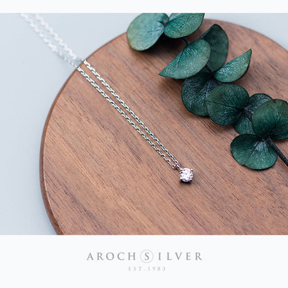 Necklace with Silver Necklace by edenista