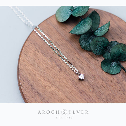 Necklace with Silver Necklace by edenista