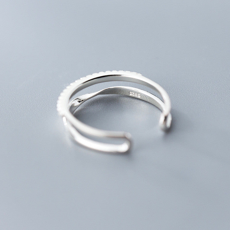 Twisted Double Row Drill Adjustable Hand Jewelry by edenista
