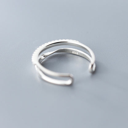 Twisted Double Row Drill Adjustable Hand Jewelry by edenista