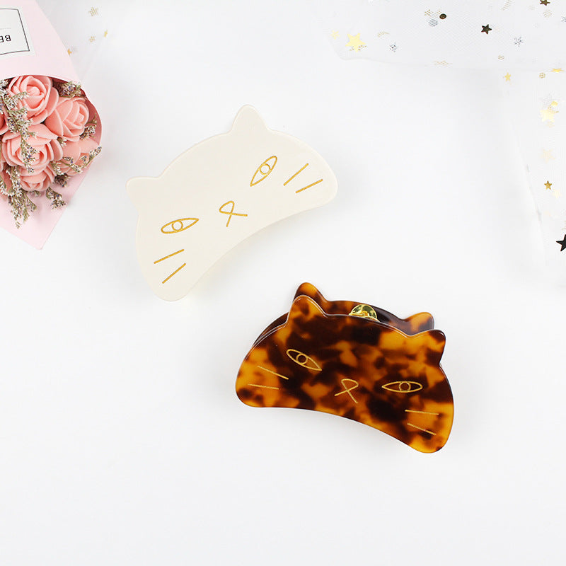 Japanese hair accessories cute cat hairpin by edenista