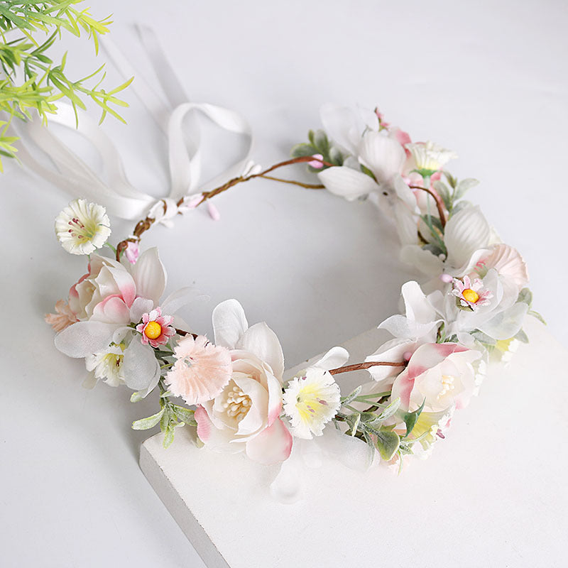 Hair Band Hair Band Bride Wedding Wedding Dress Hair Accessory Head Flower by edenista