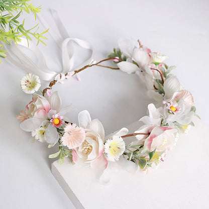 Hair Band Hair Band Bride Wedding Wedding Dress Hair Accessory Head Flower by edenista
