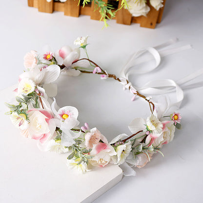 Hair Band Hair Band Bride Wedding Wedding Dress Hair Accessory Head Flower by edenista