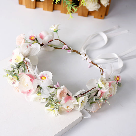 Hair Band Hair Band Bride Wedding Wedding Dress Hair Accessory Head Flower by edenista