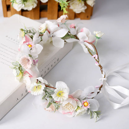 Hair Band Hair Band Bride Wedding Wedding Dress Hair Accessory Head Flower by edenista