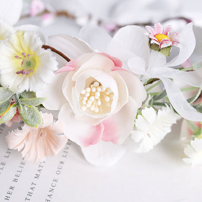 Hair Band Hair Band Bride Wedding Wedding Dress Hair Accessory Head Flower by edenista