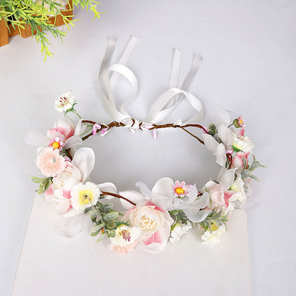 Hair Band Hair Band Bride Wedding Wedding Dress Hair Accessory Head Flower by edenista
