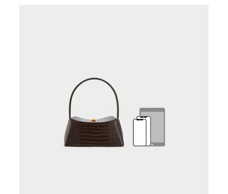 New Women's Alligator French Shoulder Bag by edenista
