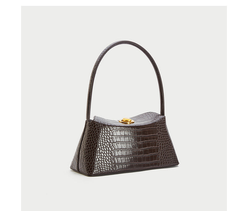 New Women's Alligator French Shoulder Bag by edenista