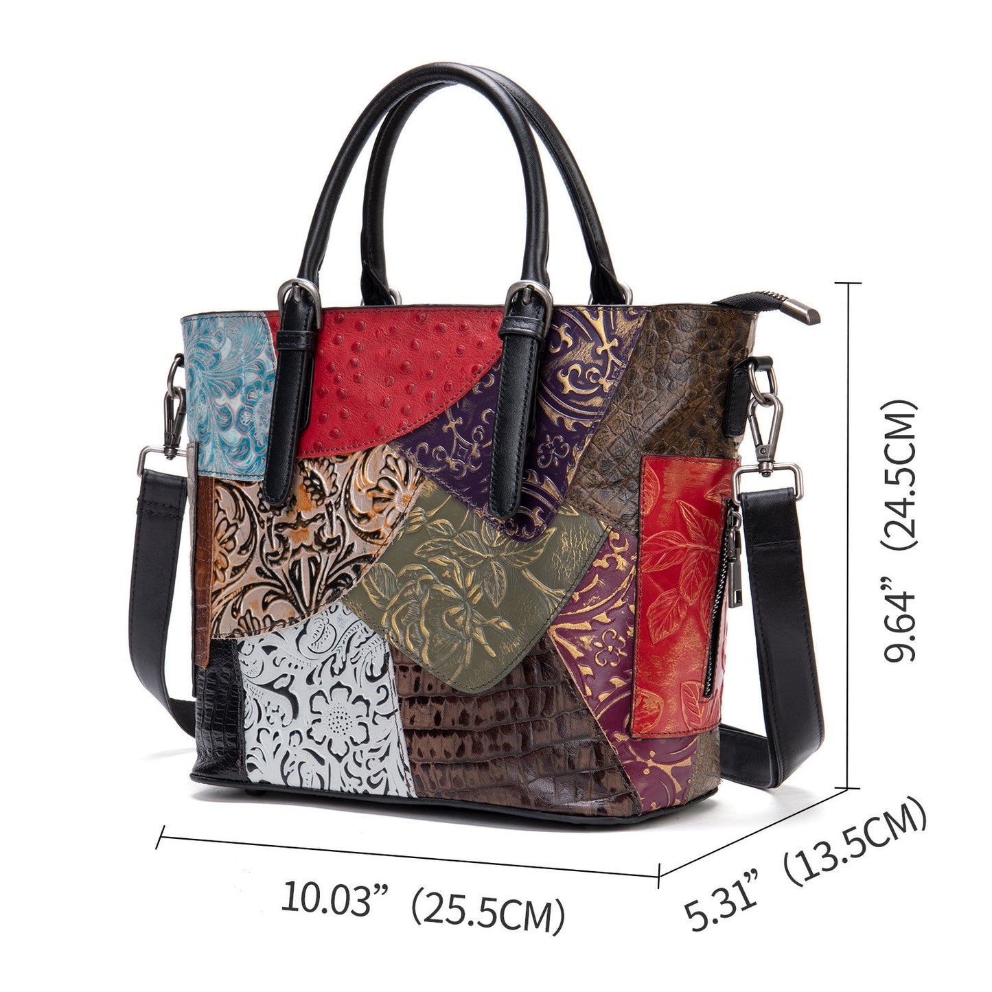 The New First Layer Cowhide Women's Bag Messenger Shoulder Bag by edenista