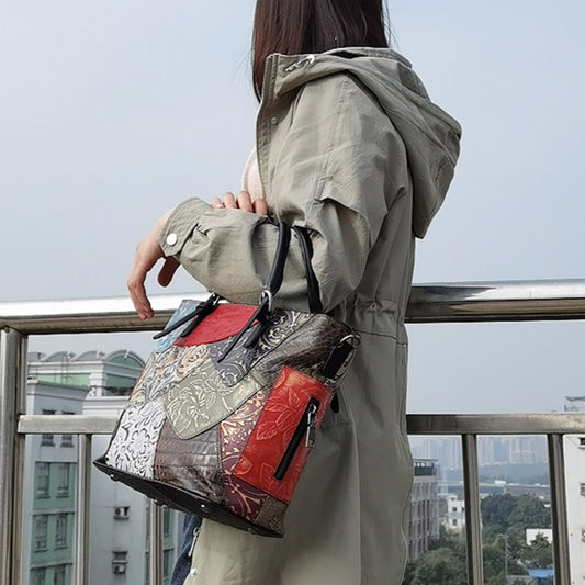 The New First Layer Cowhide Women's Bag Messenger Shoulder Bag by edenista