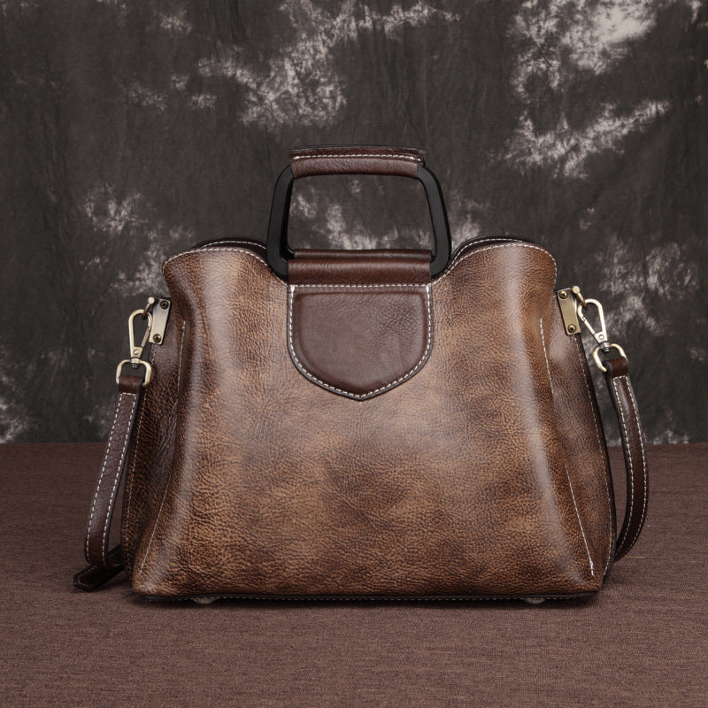 Genuine Leather Handbags Fashion Messenger Bags Cowhide Handbags by edenista