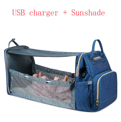 Portable Folding Crib Mummy Bag Portable by edenista
