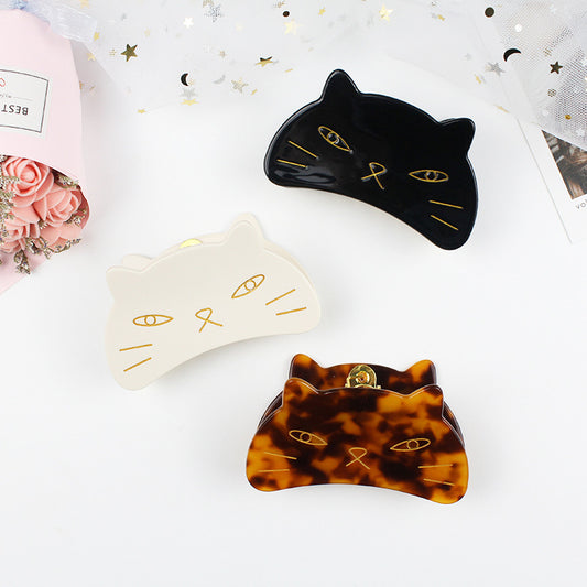 Japanese hair accessories cute cat hairpin by edenista