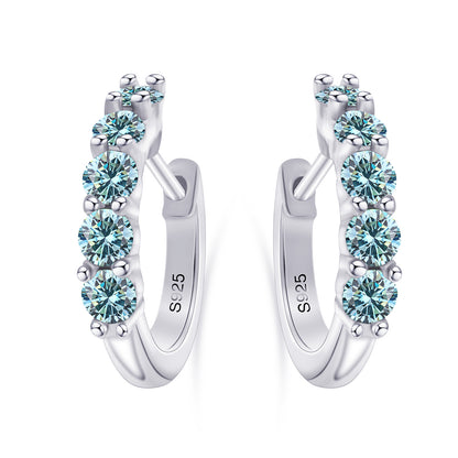 Moissanite Stud Earrings D Color Moissanite Earrings by edenista