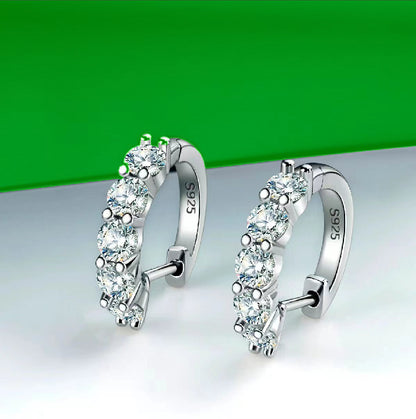 Moissanite Stud Earrings D Color Moissanite Earrings by edenista