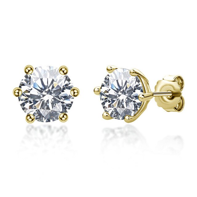 Moissanite Earrings by edenista