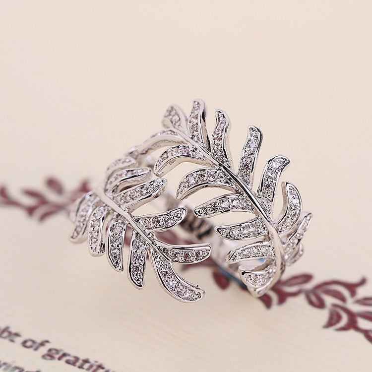 Mimosa leaves rings by edenista