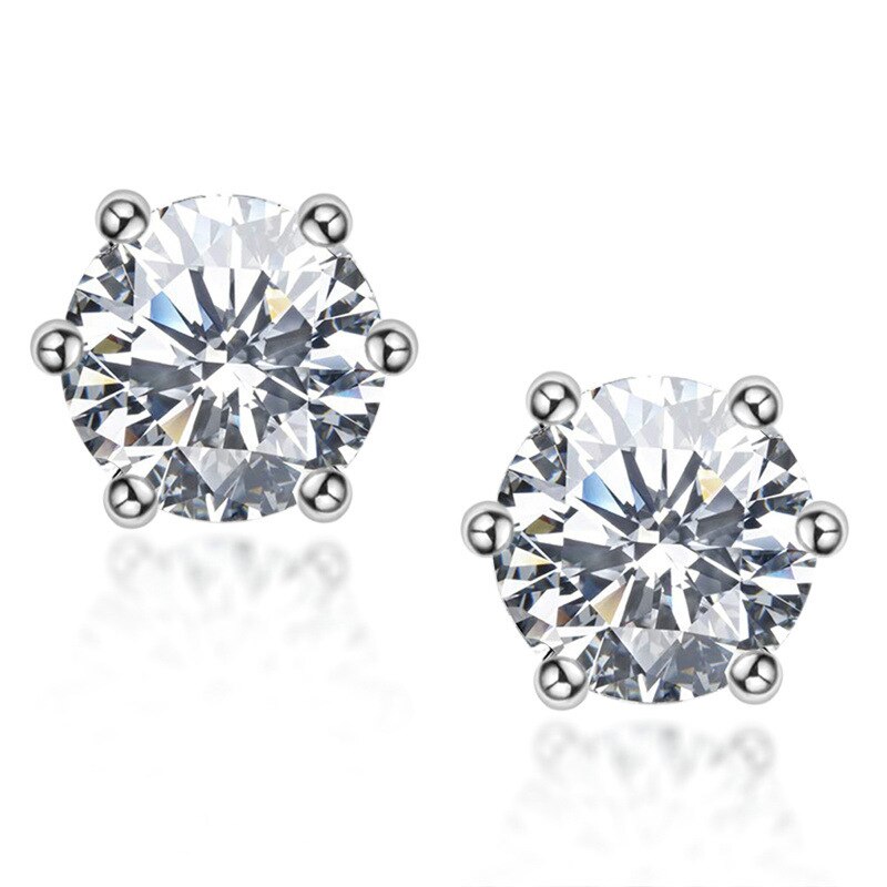 Moissanite Earrings by edenista