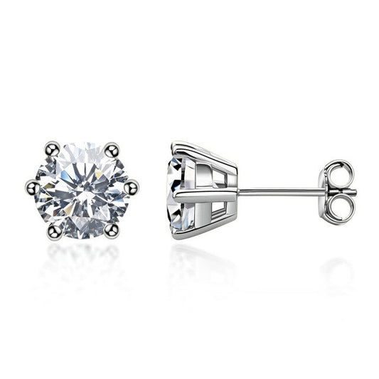 Moissanite Earrings by edenista