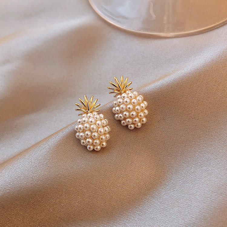 Pineapple Starfish Pearl Earrings by edenista