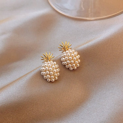 Pineapple Starfish Pearl Earrings by edenista