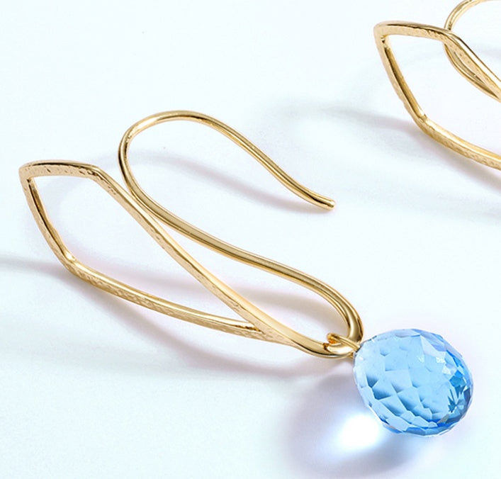 Crystal earrings earrings by edenista