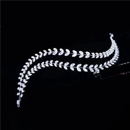 Baroque Rhinestone Bride Crown Crystal Hair Band by edenista