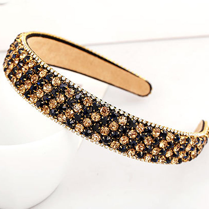 Rhinestone inlaid headband by edenista