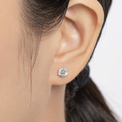 Moissanite Earrings by edenista