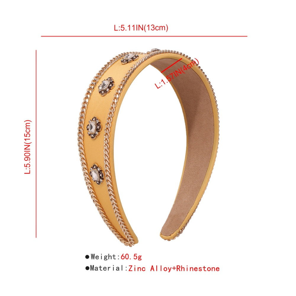 Headband Baroque Retro Fashion Chain Headband by edenista